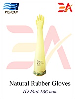 Natural rubber gloves isolator